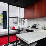 Central Art-Inspired Flat With Private Garage