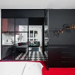 Central Art-Inspired Flat With Private Garage